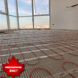 Тонкий самоклеящийся греющий мат IQ FLOOR MAT 150 Вт/м.кв - 2,5м²