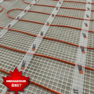Тонкий самоклеящийся греющий мат IQ FLOOR MAT 150 Вт/м.кв - 12м²