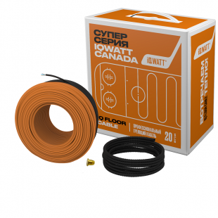 Греющий кабель IQ FLOOR CABLE 20 Вт/м - 5 м