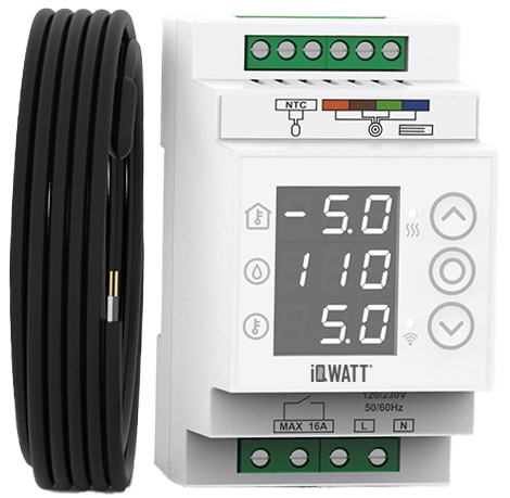 Блок управления IQ OUTDOOR WEATHERSTATION в комплекте датчик температуры T-SENSOR