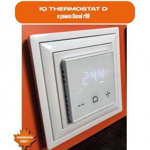 Электронный программируемый термостат IQ THERMOSTAT D серебристый металлик WI-FI