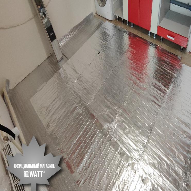 Ультратонкий греющий мат IQ LAMINATE MAT 150 Вт/м.кв - 9,0м²
