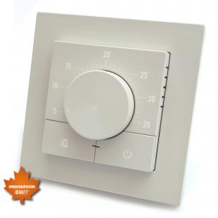 Электронный терморегулятор механическое управление IQ THERMOSTAT Dm песочный